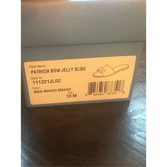 Jack Rogers Mango Patricia Bow Jelly Slide Sandals Sz 10 BNIB yellow - Picture 9 of 10
